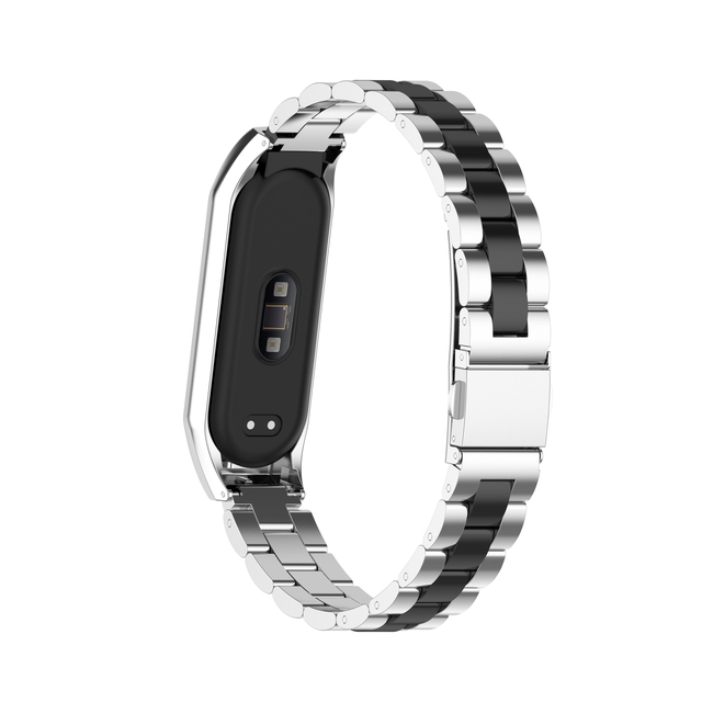 Stainless Steel Metal Strap For Mi Band 6 Xiaomi Mi Band 5 4 3 Band Compatible Bracelet Wristband Mi Band 6 5 4 3 Accessories