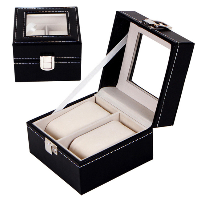 3 Slot Watch Roll Box Display Collection Watch Box Luxury Cowhide Wrist Jewelry Storage High-end Pouch Organizer Gift Box