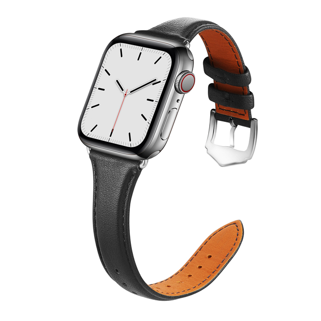 Fashion Leather Strap for Apple Watch Series 6, 5, 4, 3, 2, 1 SE, Buckle, 38, 40, 42, 44mm, Straps, Accessories