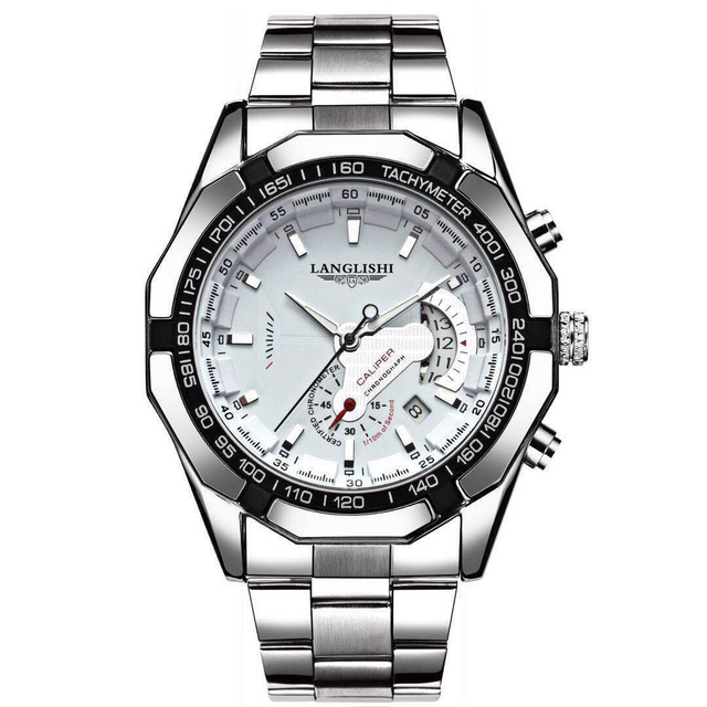 LANGLISHI Automatic movement watch men's watches luxury brand imported movement waterproof luminous mechanical wristwatch