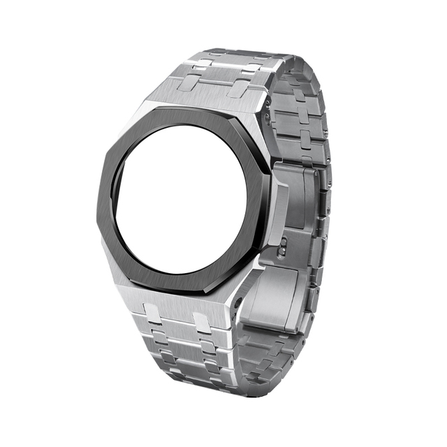 3rd Generation GA2100 Metal Bezel Watches Stainless Steel Bracelet 316L Casioak Modified Giraland Octagonal Strap