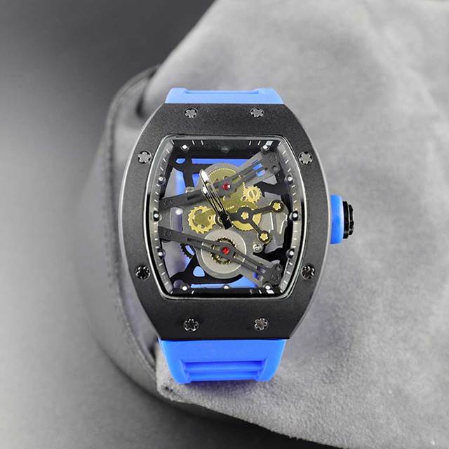 2021 Brand RM Casual Men's Watch Sports Wristwatch Man Carbon Cellulosic Watches Fashion Silicone Woman Quartz Hollow Out Watches