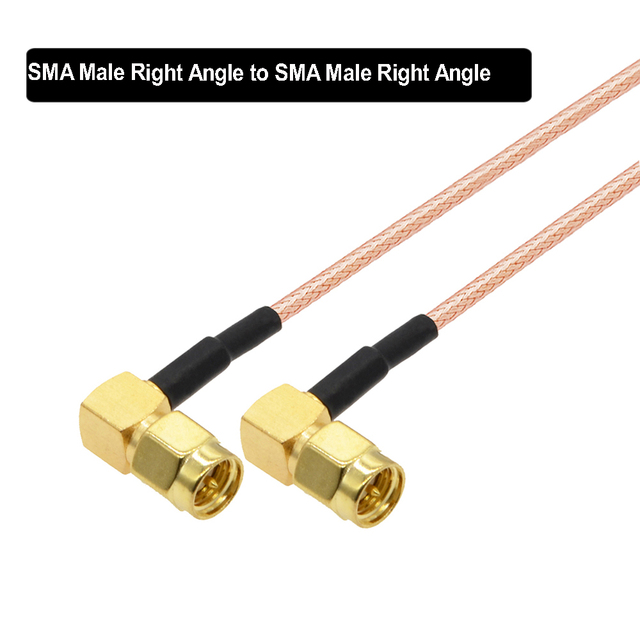 RG316 SMA Male to SMA Male RF Plug Pigtail Jack Connector WIFI Extension Cable RF Coaxial Wire Adapter Wire BEVOTOP 5cm-30m