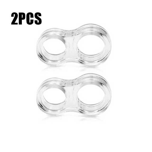 2pcs Silicone Door Stopper Transparent Door Handle Buffer Wall Protection Knob Knob Bumper Walls Furniture Protective Door Stop