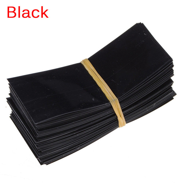 PVC Li-ion Heat Shrink Tubing, 100pcs, 18650 Battery Case, Pre-cut 72 x 18.5mm, Battery Cover