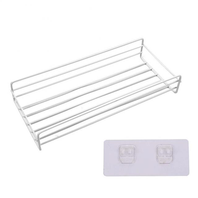 2/1pcs Free Punch Corner Shelf Bathroom Kitchen Storage Rack Holder for Shampoo Toothbrush Towel Spice Jar Bottles Water Cup