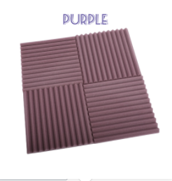 24pcs 300x300x25mm Studio Acoustic Foam Foam Sound Proofing Sound-proof Sponge Soundproof Absorption Treatment Panel