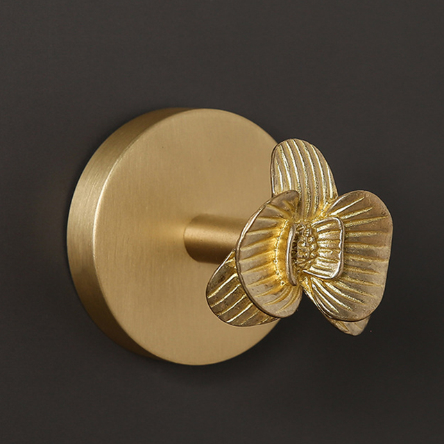 Nordic Style Solid Brass Shell Pull Gold Cabinet Handle Door Furniture Handles Cupboard Wardrobe Drawer Pulls Home Decor