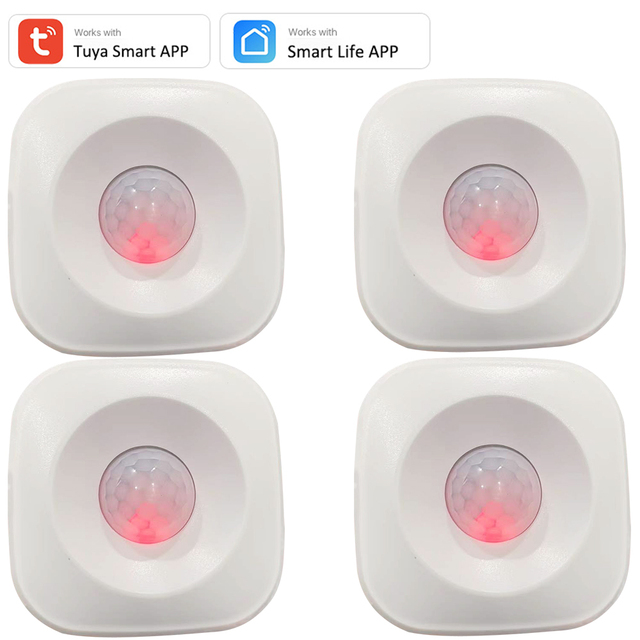 Tuya WIFI PIR Motion Sensor Motion Detector WiFi Sensor Smart Life APP Wireless Home Security System Works with Alexa Script Set