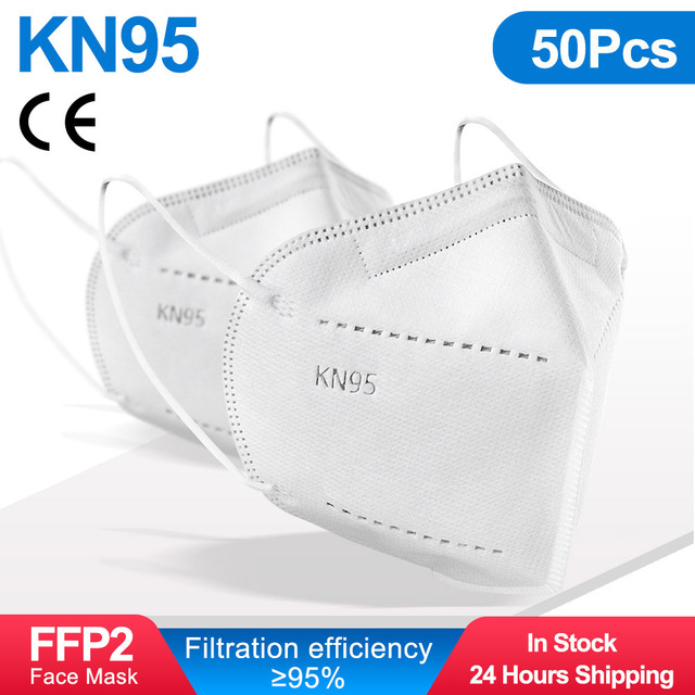 10-200pcs FFP2 Mascarillas CE KN95 Masks 5 Layer Filter Reusable Face Mask FPP2 Adult Mascarillas FFP2 homology adas Mascara FFPP2