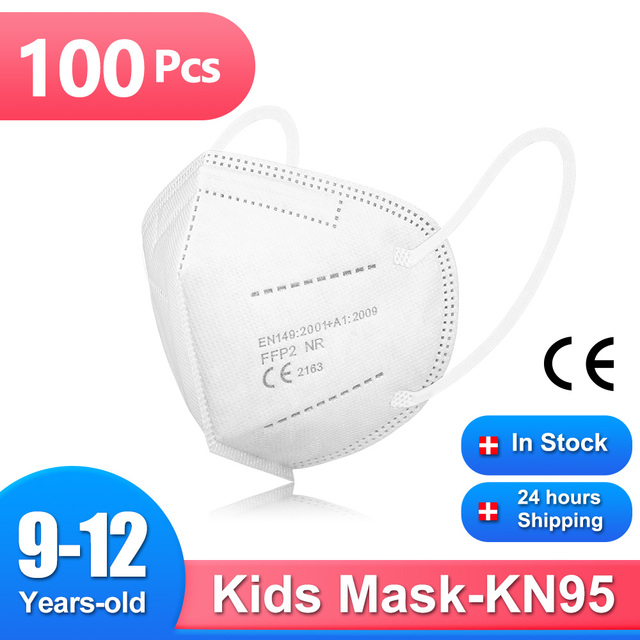 9-12 años ffp2mascarilla KN95 kids mask reusable protective children mask CE fpp2 masque enfant mascarilla fpp2 homology ada niños