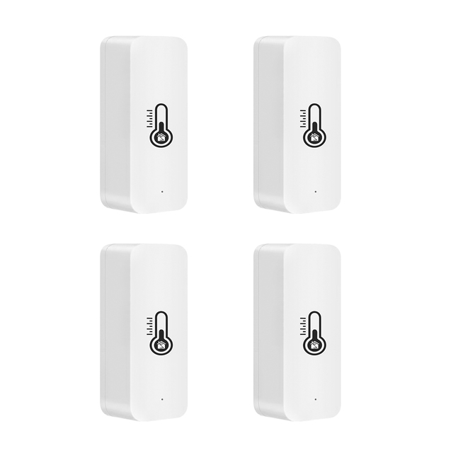 1/5pcs ZigBee 3.0 Smart Temperature Humidity Environmental Sensor Detector Work with Alexa Google Home Smart Life Tuya Gateway Hub