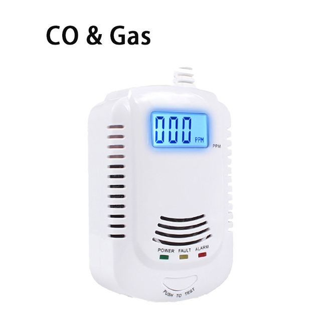 Fire Sensor Security Protection Home Safety Products Personal Alarm Carbon Monoxide Detector LPG CH4 Combustion Analyzer