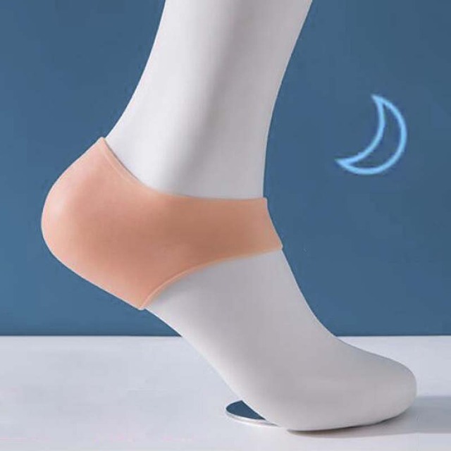 Silicone Heel Socks Moisturizing Gel Heel Sock Cracked Foot Skin Care Protectors Anti-cracking Insole Pads Inserts