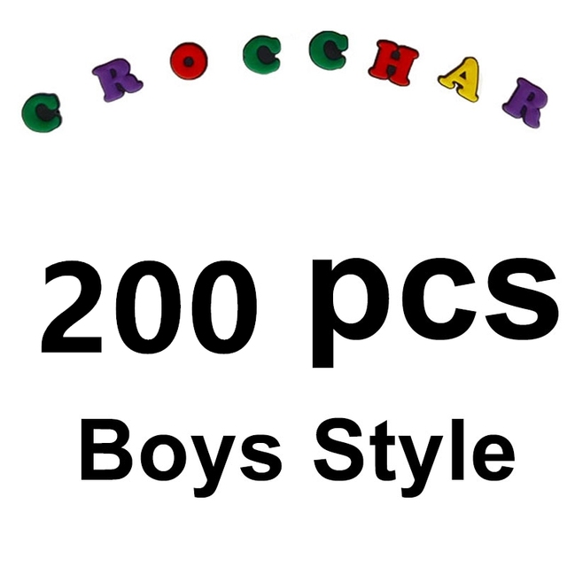 50-200pcs Boys Shoe Charms for Crocs Classic Cartoon Dinosaur Football Car Shoe Accessories Decorations Crocodile Charms Kids Gifts