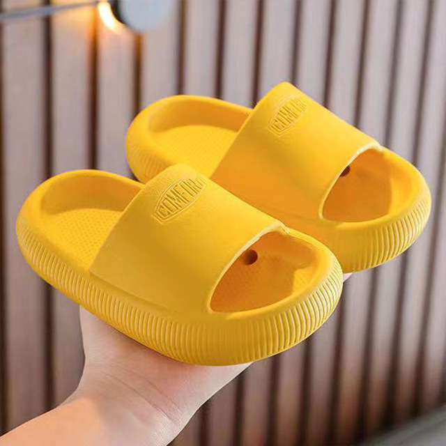 baby slip on sandals boys girls sandals children summer beach slippers flip flops thick outdoor slippers zapatillas chausson