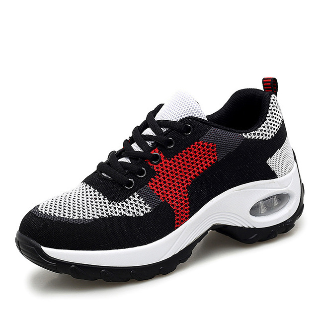 Women Shock Absorbing Comfortable And Breathable Sneaker Outdoor Leisure Shoes Travel Air Cushioned Shoes