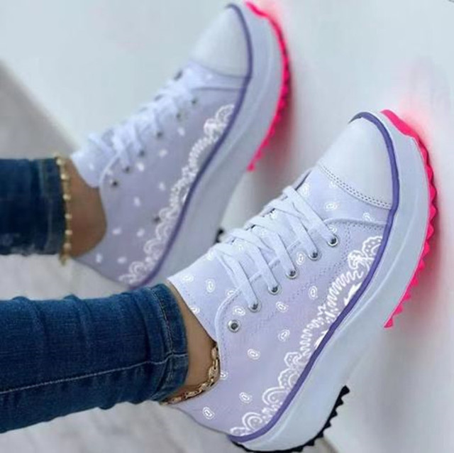 Women's Shoes 2022 New Style Canvas Shoes High Quality Sneakers Ladies Flat Lace Up Adult Zapatillas Mujer Chaussure Femme