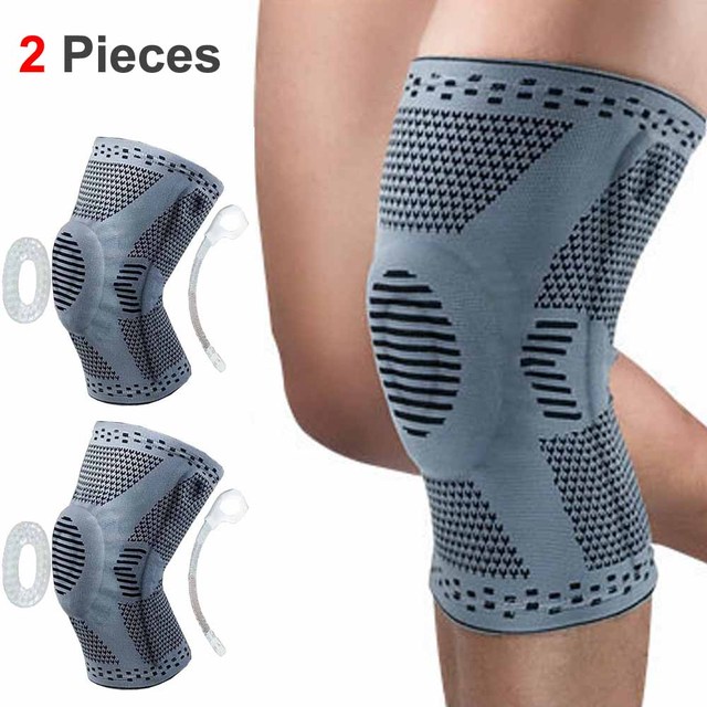 Professional Compression Knee Brace Support Protector for Relief of Arthritis, Joint Pain, ACL, MCL, Cartilage Tear, Post Surgery