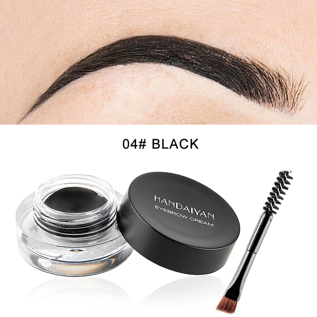 12 Colors Super Waterproof Eyebrow Cream Professional Black Color Eyebrow Gel Eyebrow Tint Long Lasting With Makeup Brush