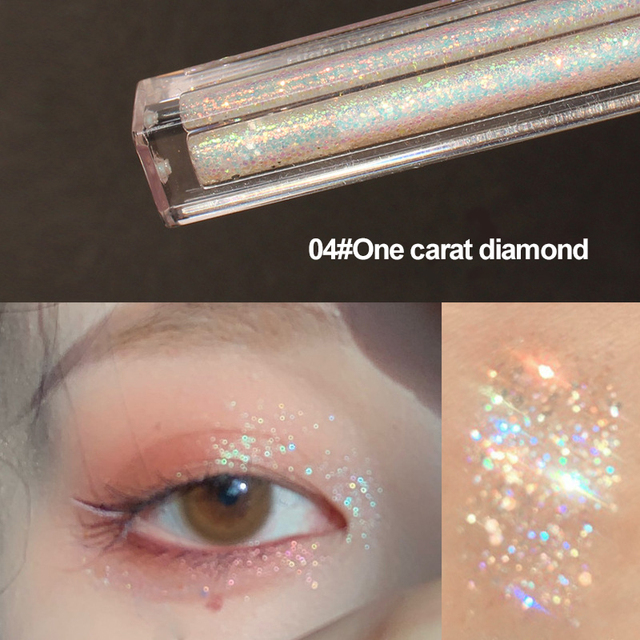 1pc Diamond Glitter Eyeshadow Women Makeup Shimmer Liquid Eye Shadow Mineral Pigment Long Lasting Cosmetics Maquillaje