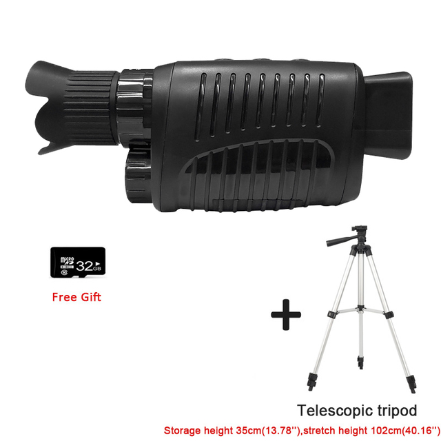 Infrared night vision monocular 1080P HD monocular night vision telescope for dark hunting video record