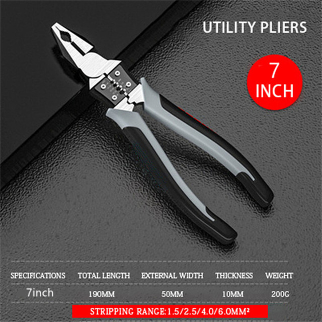 7/9in Multifunctional Universal Diagonal Pliers Needle Nose Kabelschneider Computer Equipment Electrical Wire Cutters Wire Stripper