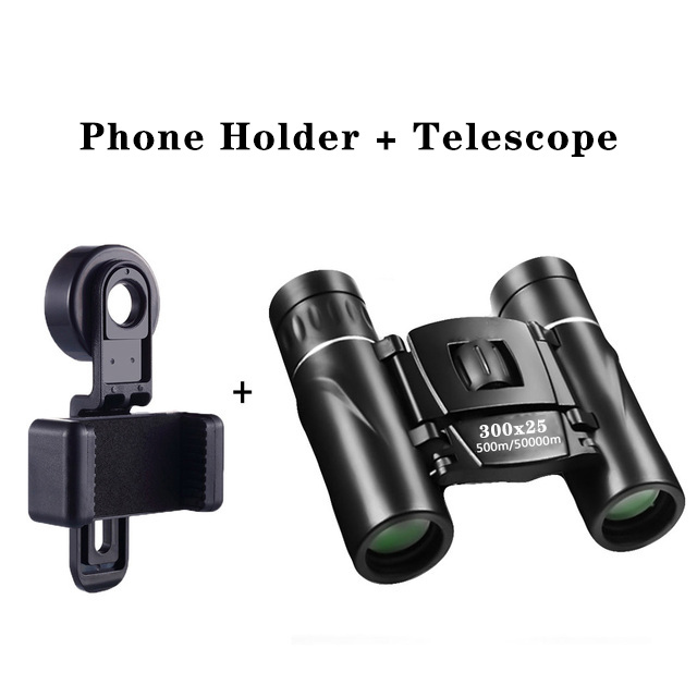 500X25 50000m Portable Zoom HD Professional Powerful Binoculars Long Range Monocular Telescope Low Night Vision Hunting Tourism