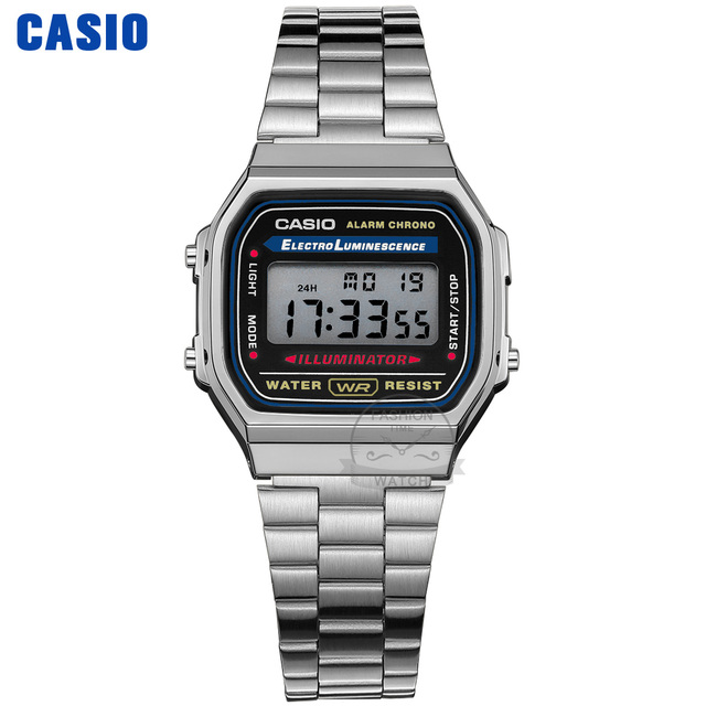 Casio Watch Gold Watch Men Top Brand Luxury LED Digital Waterproof Quartz Watch Men Sports Military Wrist Watch relogio masculino reloj hombre erkek kol saati montre homme zegarek meski часы мужские A168WG-9