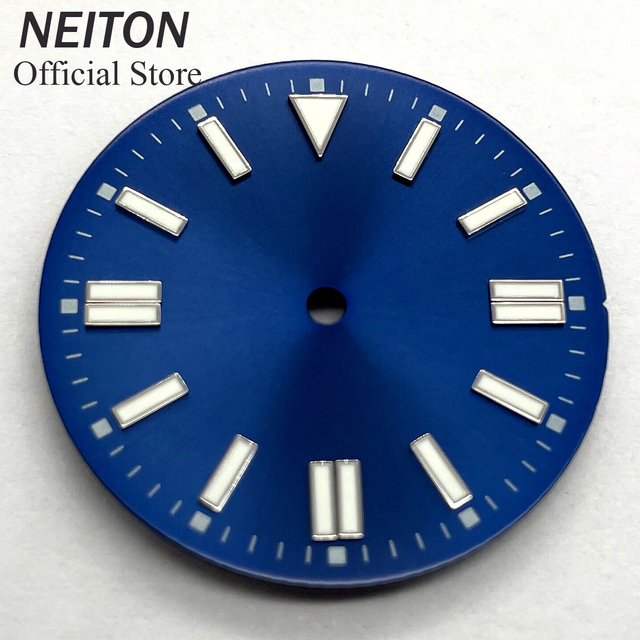 Niton 28.5mm/31mm Black Blue Green Red Yellow Luminous Dial Watch Fit NH35 NH36 ETA2824 2836 Miyota 8215 DG2813 3804 Movement