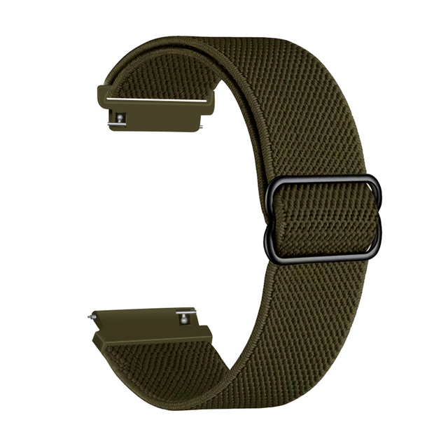 Nylon Solo Loop Strap for Samsung Galaxy Watch 3 41mm 45mm Elastic Fabric Band for Galaxy Gear S3 Classic Watchband