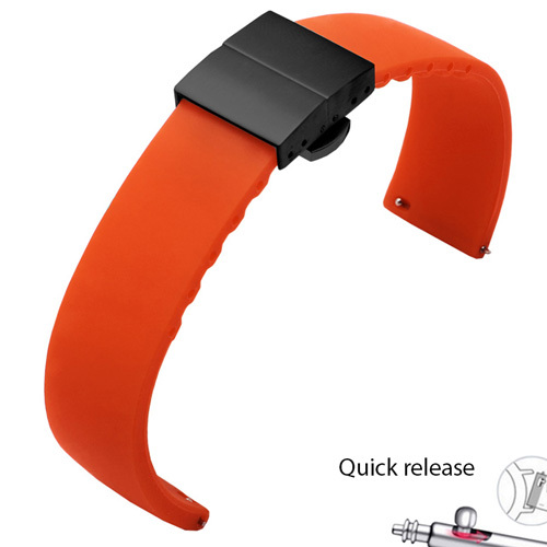 Waterproof silicone watchabnd 20mm 22mm black white red bracelet for Amazfit 2S GTS outdoor silicone strap quick release