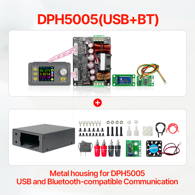 RD DPH5005 Buck Boost Transformer Constant Current Voltage Programmable Digital Control Power Supply Color LCD Multimeter 50V 5A