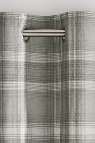 Cosy Check Curtains Eyelet Blackout/Thermal