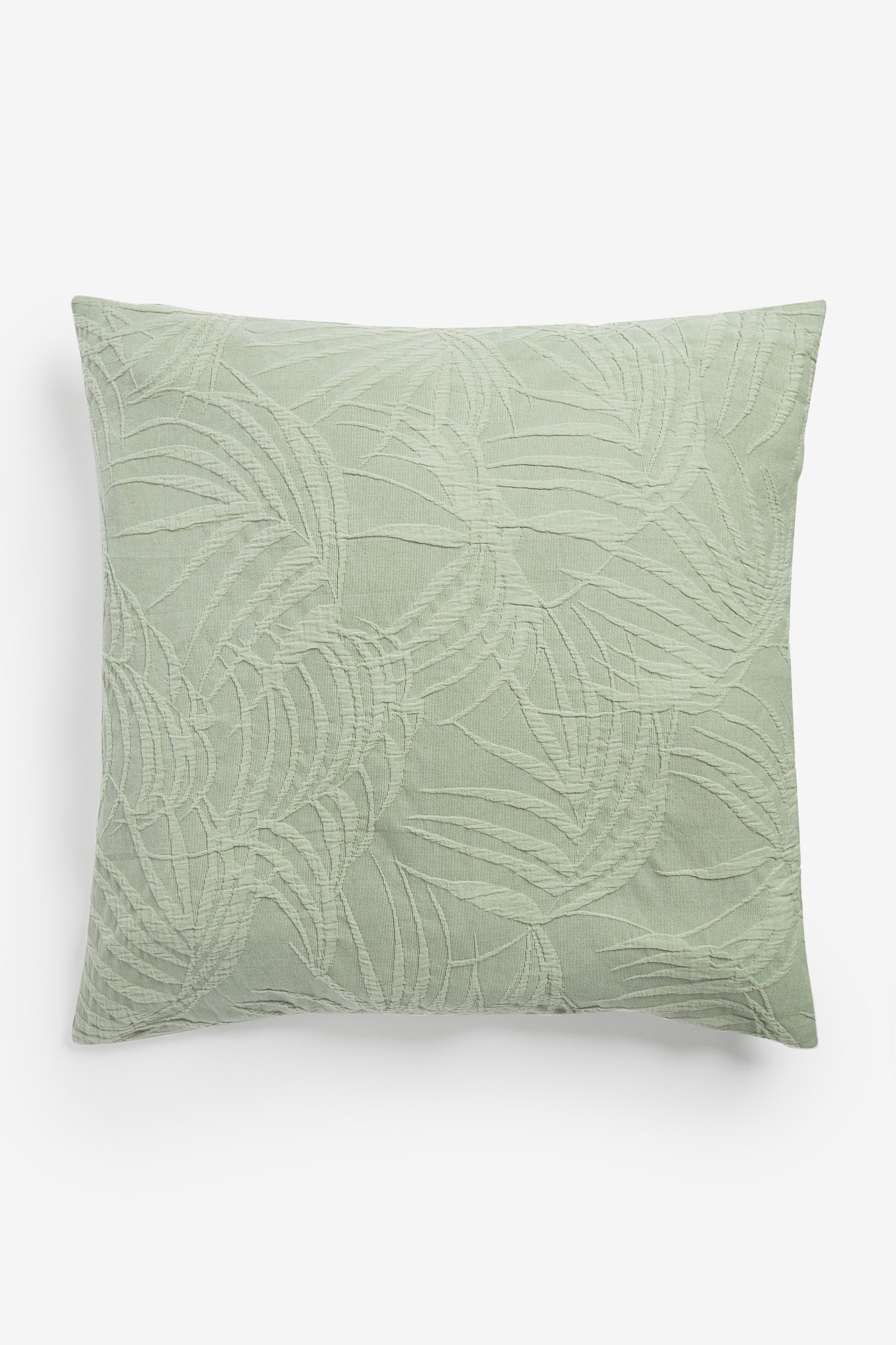 Leaf Velvet Matalasse Cushion