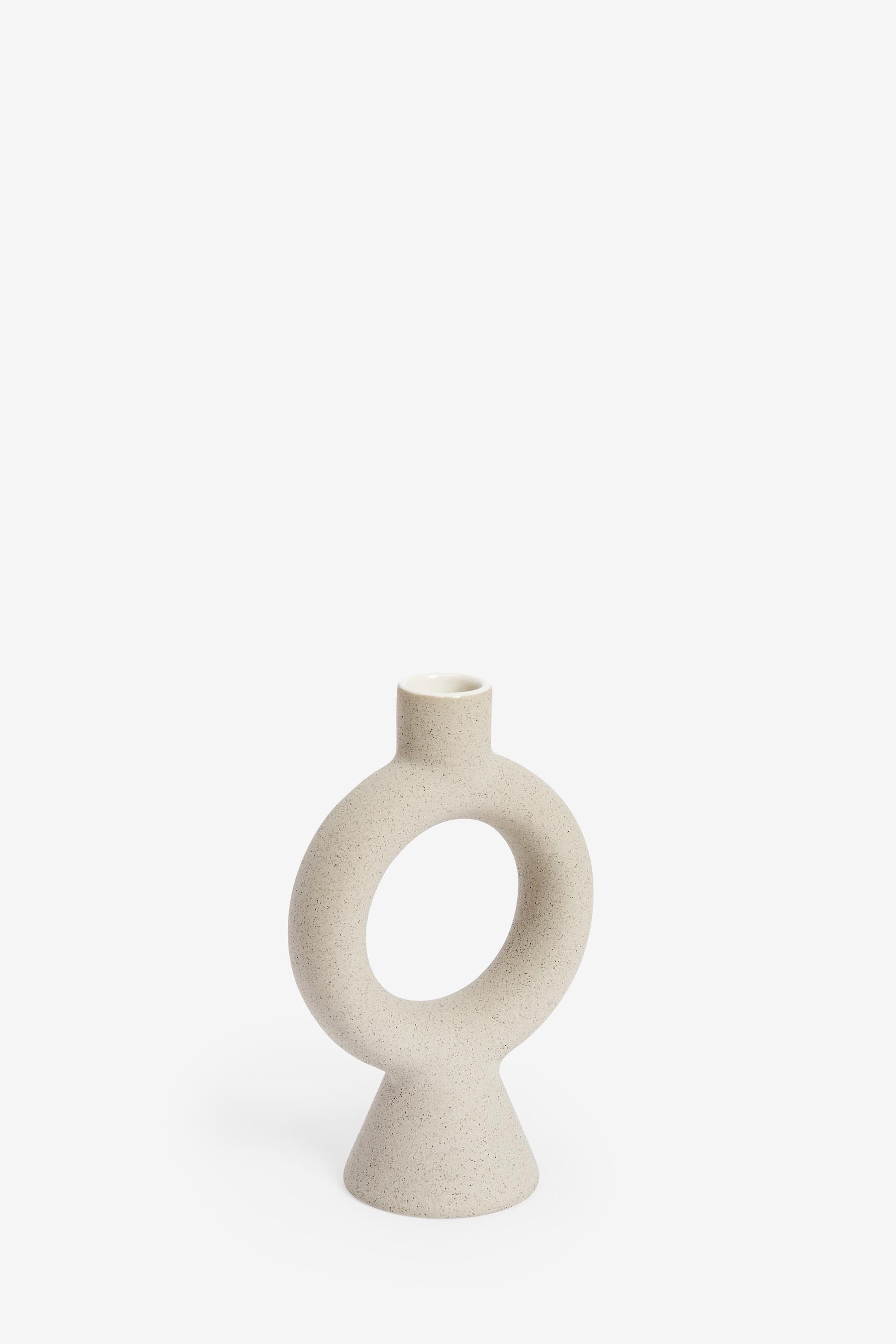 Sculptural Ceramic Candlestick