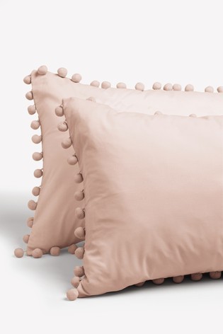 Pom Pom Duvet Cover And Pillowcase Set