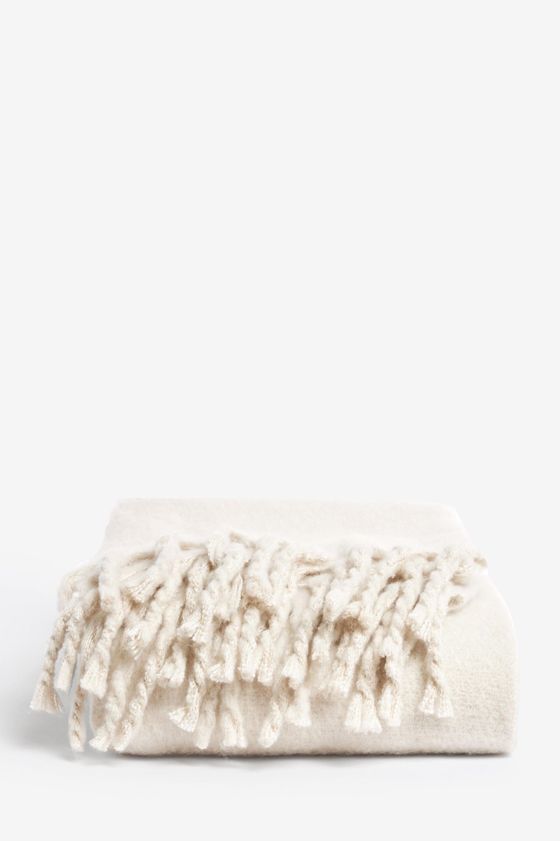 Soft Faux Mohair Throw