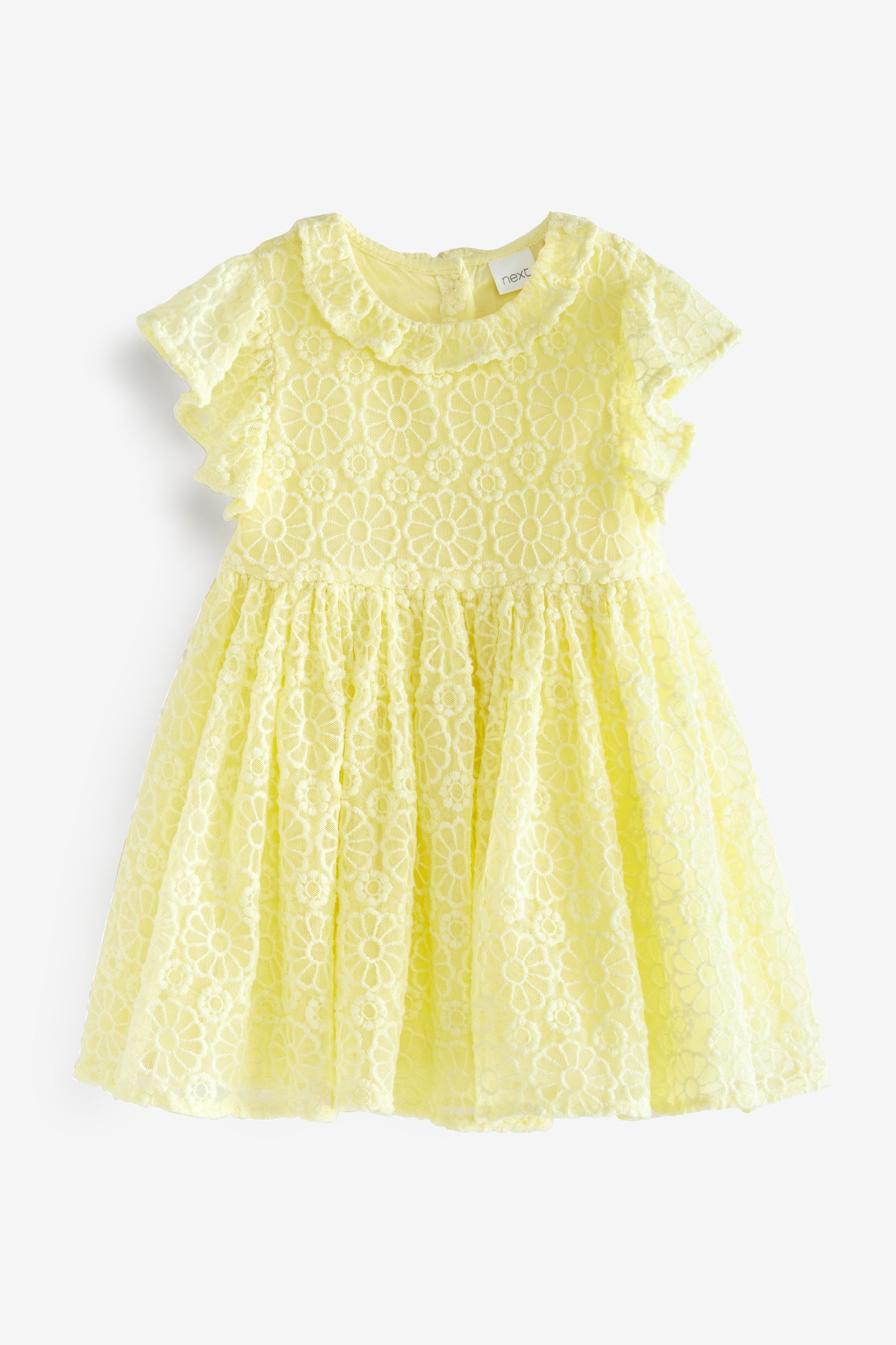 Short Sleeve Party Lace Dress (3mths-7yrs)