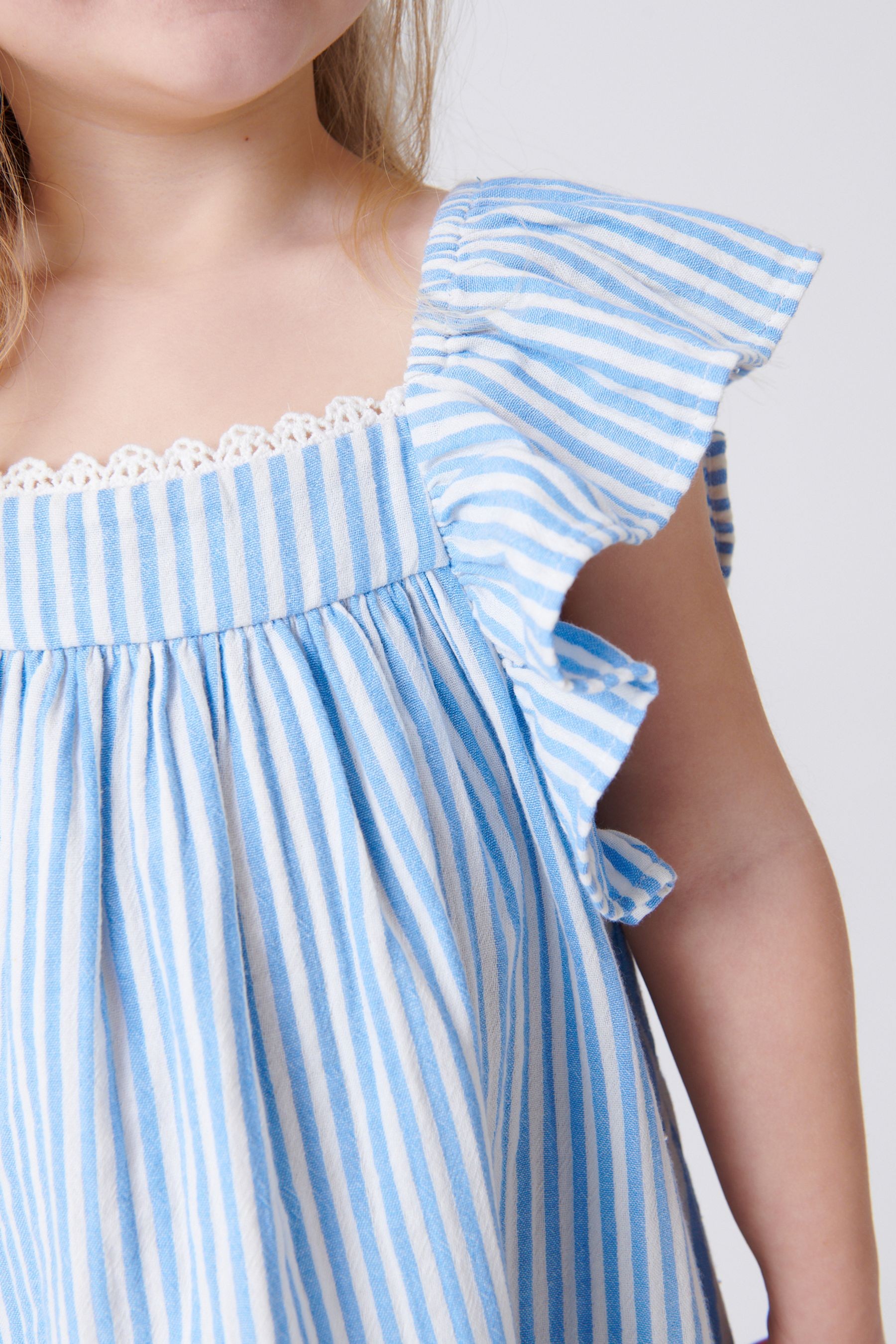 Frill Sleeve Dress (3mths-8yrs)