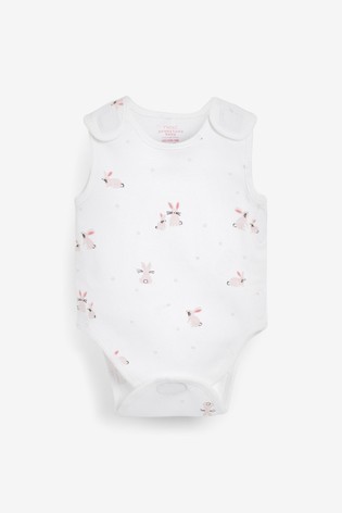 Premature Baby 3 Pack Vest Bodysuits