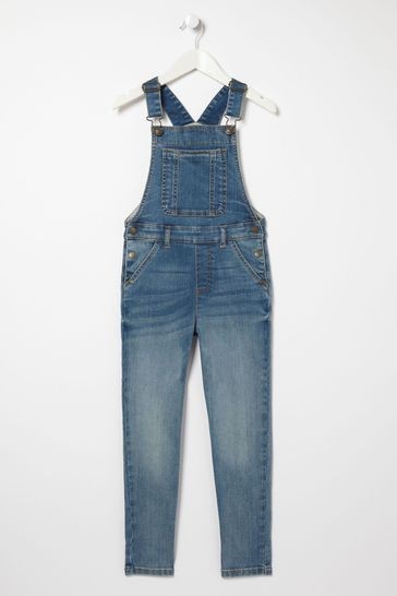 FatFace Blue Skinny Dungarees