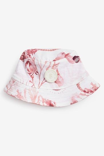 Baker by Ted Baker Printed Romper And Hat Set
