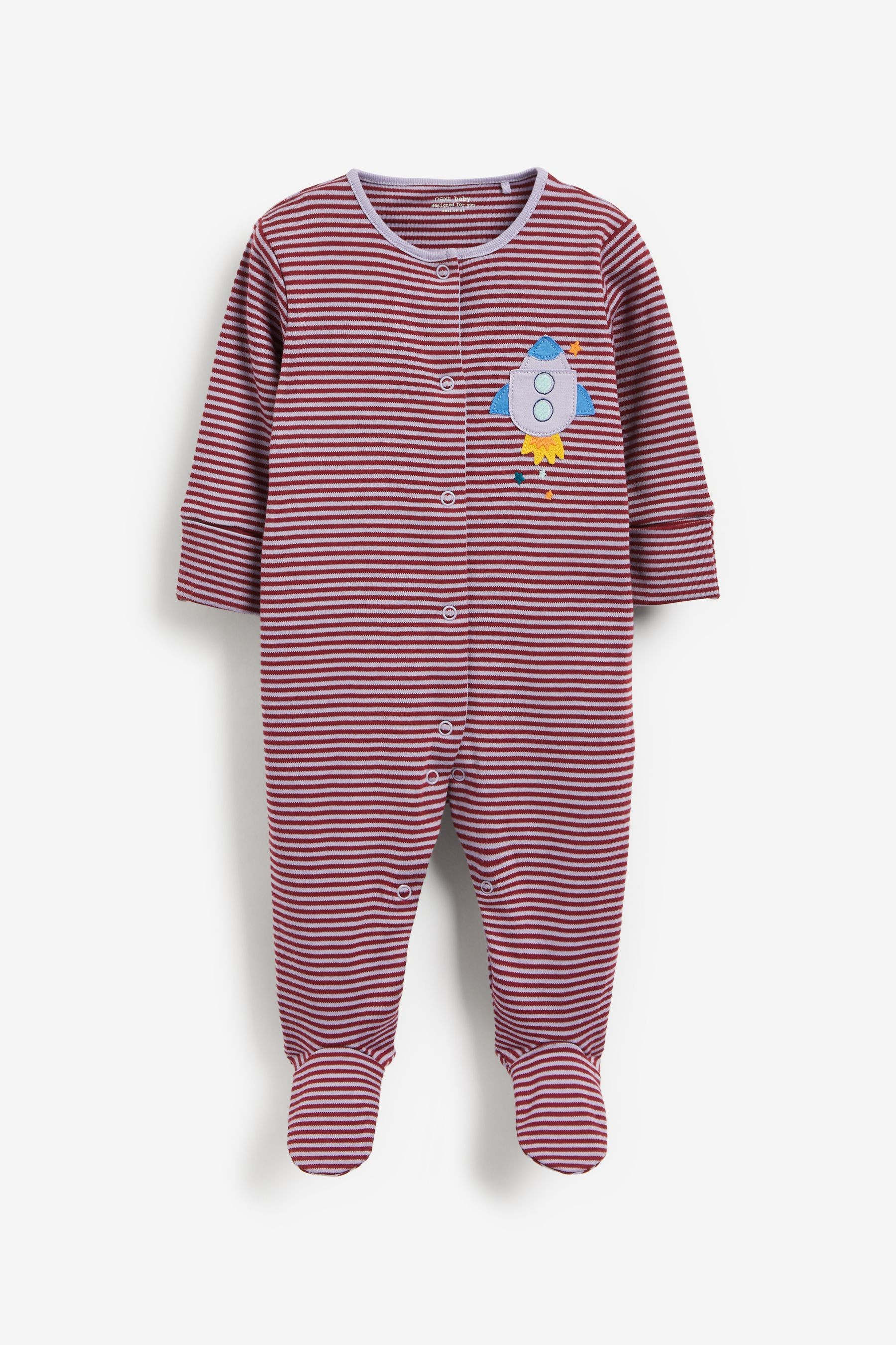 Baby 3 Pack Sleepsuits (0mths-2yrs)