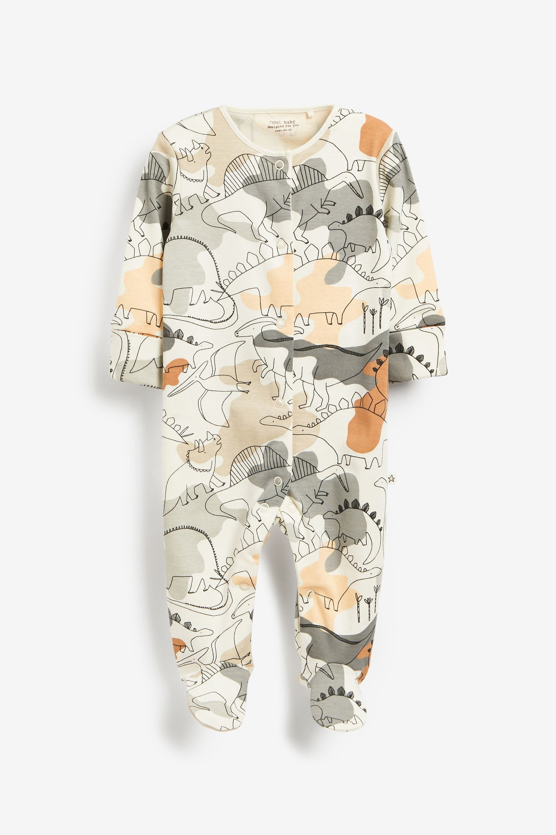 Baby 3 Pack Sleepsuits (0mths-2yrs)