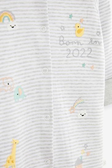 Born In 2022 Single Sleepsuit (0-9mths)