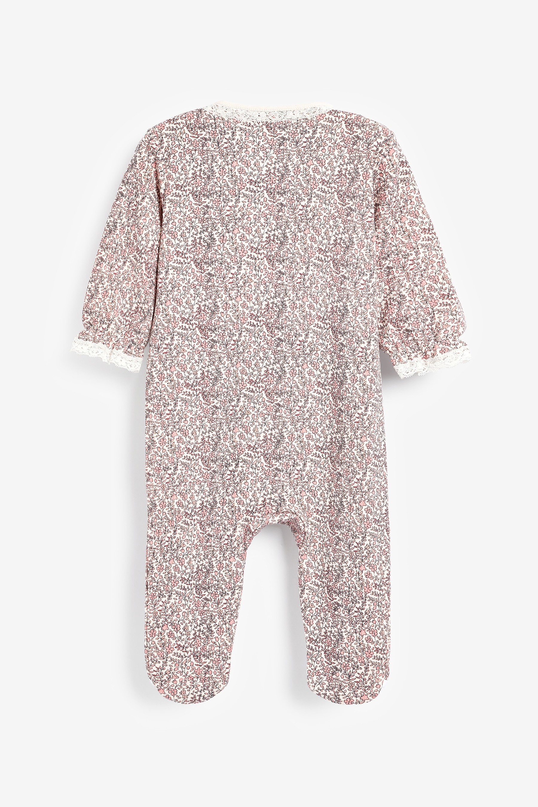 Floral Family Sleepsuit (0-2yrs)