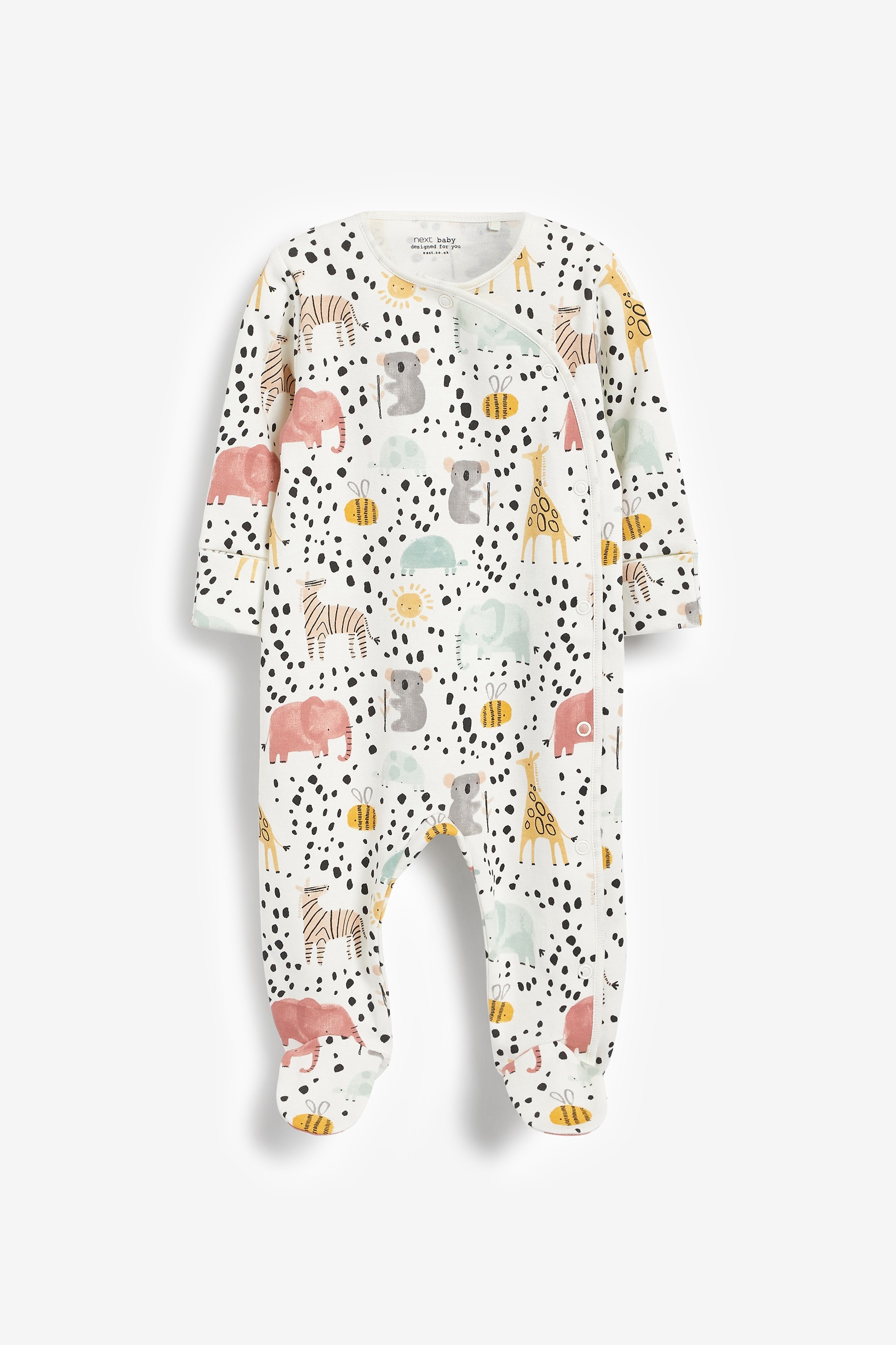 3 Pack Baby Sleepsuits (0mths-2yrs)