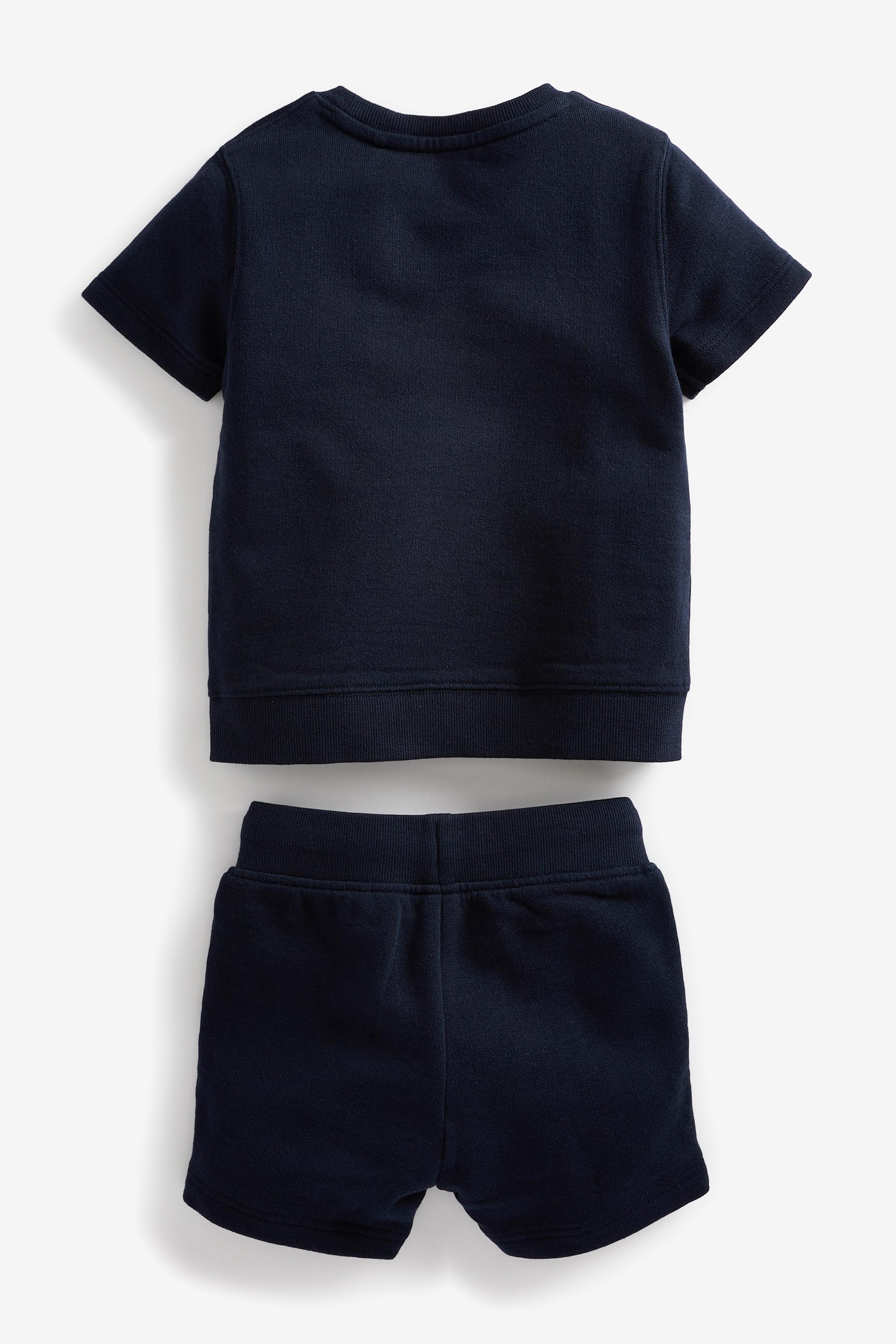 Plain Sweat T-Shirt And Shorts Set (3mths-7yrs)