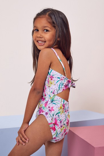 Lipsy Mini Bow Back Swimsuit